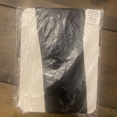 vintage Fredericks Of Hollywood 365533 Black Nylon Lycra Tights new in package